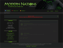 Tablet Screenshot of modernnations.com